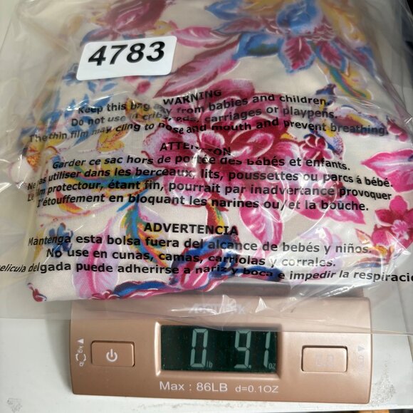 Stem & Vine 2X Floral & Lace Womens Top 97% Polyester - Picture 6 of 6